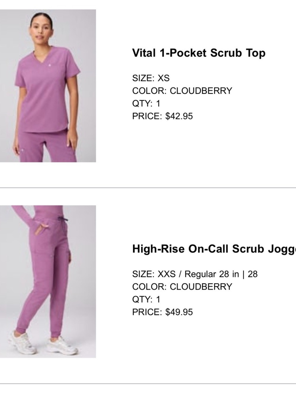 Fabletics Scrubs - Picture 2 of 2